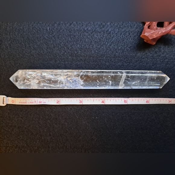 Double-terminated Quartz Crystal Wand - Picture 5 of 5